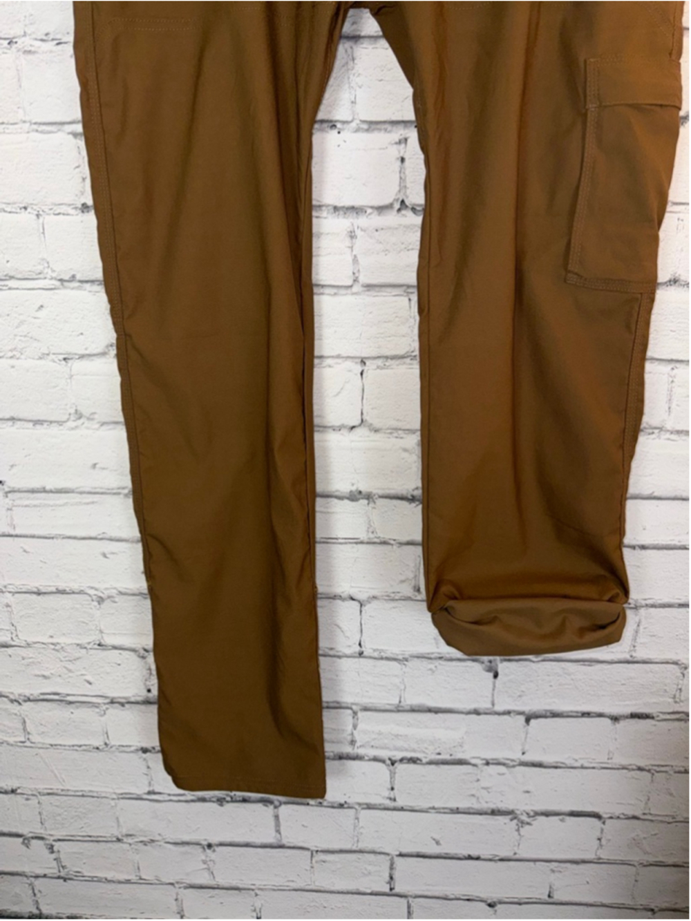 Men's Prana Pants size 40x34 Brown Stretch Zion Slim Cargo Pants Hiking Pants - Picture 7 of 16